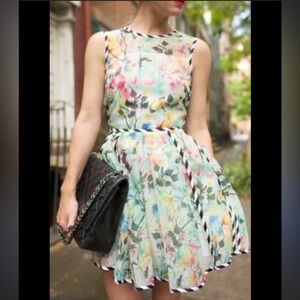 💐 Asos, Fun, Floral Sleeveless Party Dress Size 6